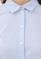 JDY Camicia a manica lunga da donna realizzata in tessuto azzurro chiaro con sottile motivo a righe 15149877 CABLWI JDY 