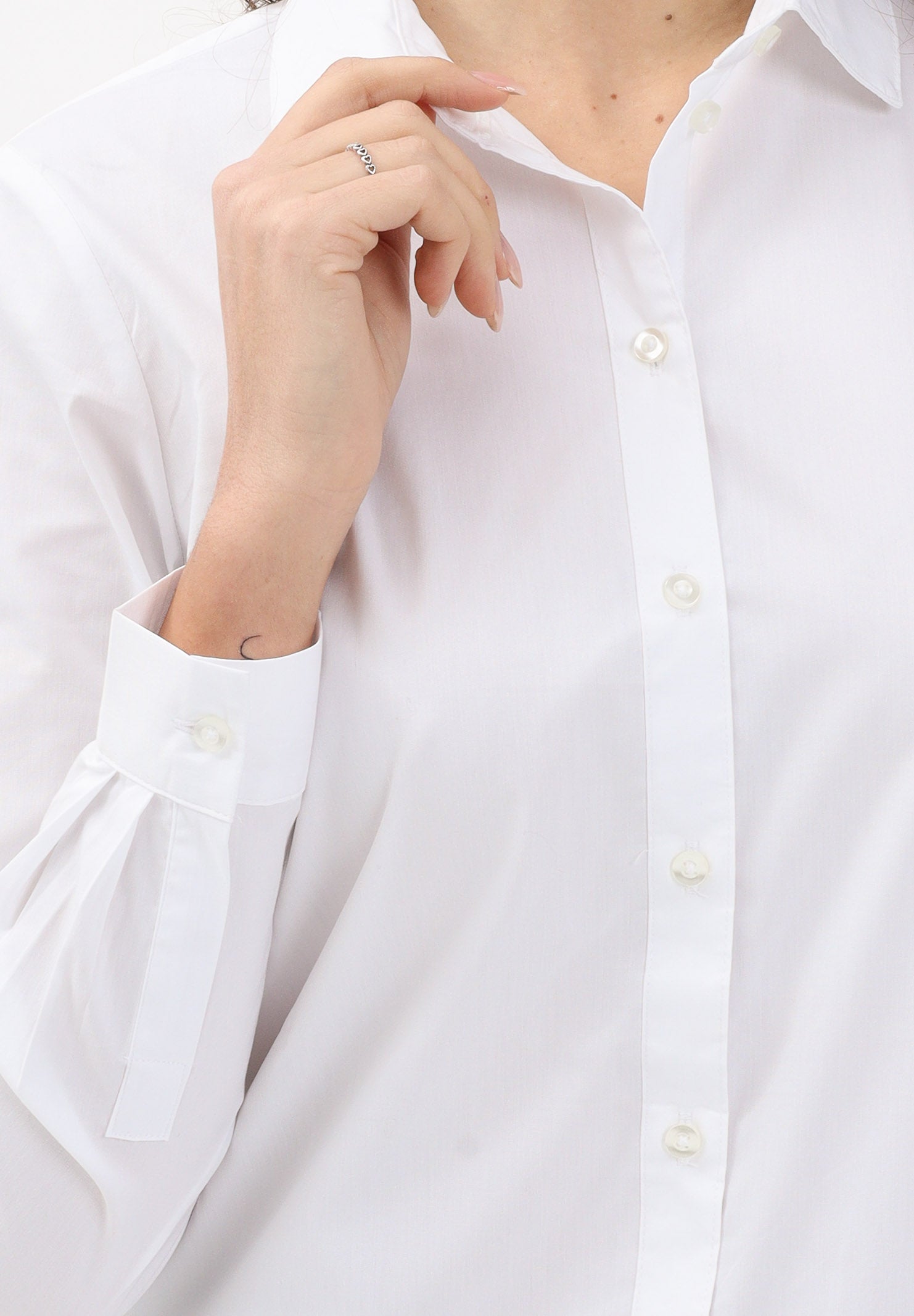 JDY Camicia a manica lunga bianca da donna 15149877 WI JDY 