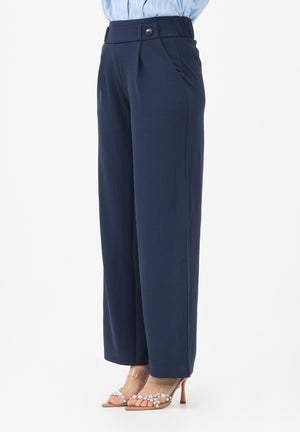 JDY Pantalone blu da donna a vita alta 15208430 BLIR JDY 