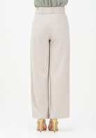 JDY Pantalone beige da donna a vita alta 15208430 CHGR JDY 