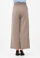 JDY Pantalone marrone da donna a vita alta 15208430 DRBL JDY 