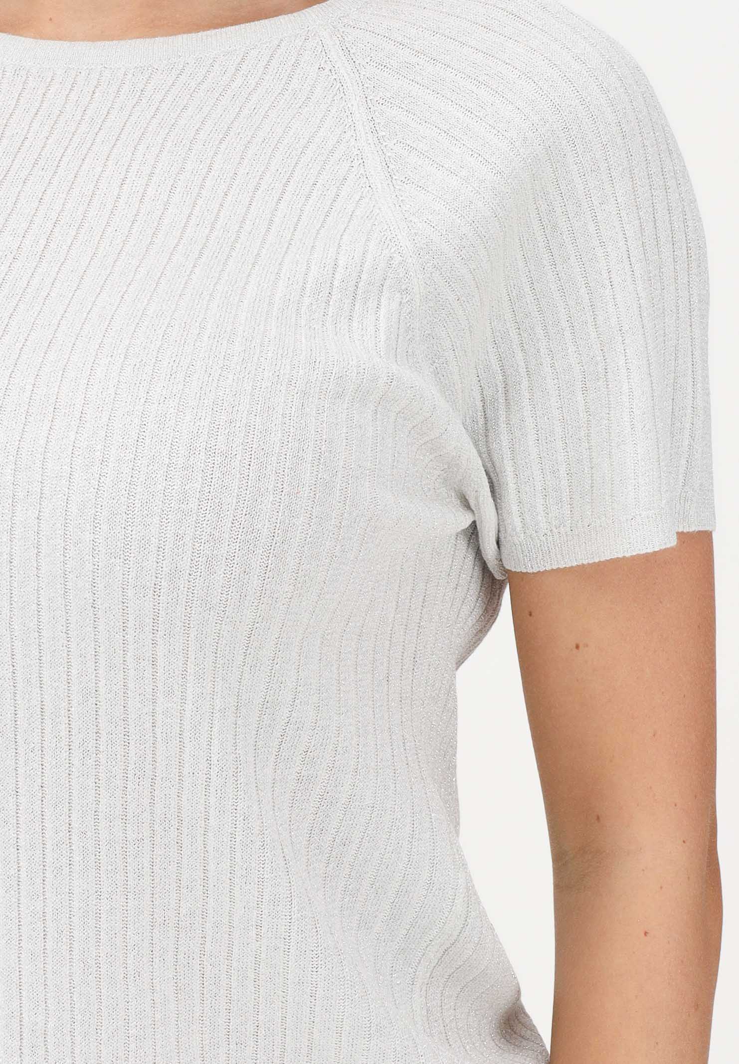 JDY Maglia girocollo argento da donna in filo 15334641 CLDAWSI JDY 