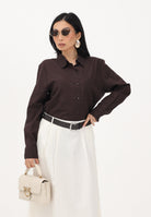 JDY Camicia a manica lunga marrone da donna 15351414 CHTO JDY 