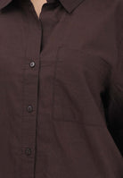 JDY Camicia a manica lunga marrone da donna 15351414 CHTO JDY 