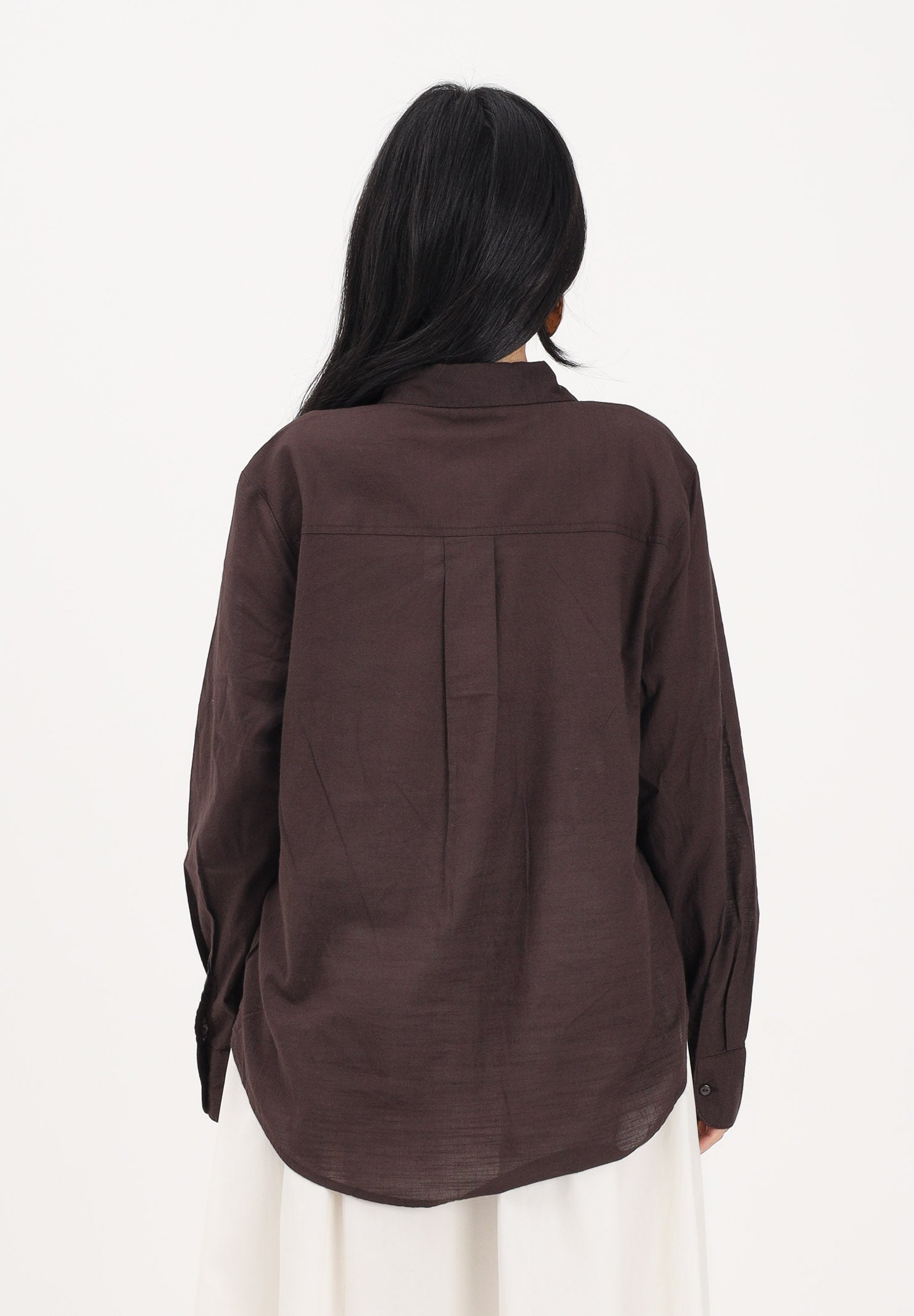 JDY Camicia a manica lunga marrone da donna 15351414 CHTO JDY 