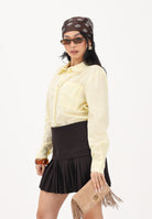 JDY Camicia a manica lunga gialla da donna 15351414 DOCR JDY 