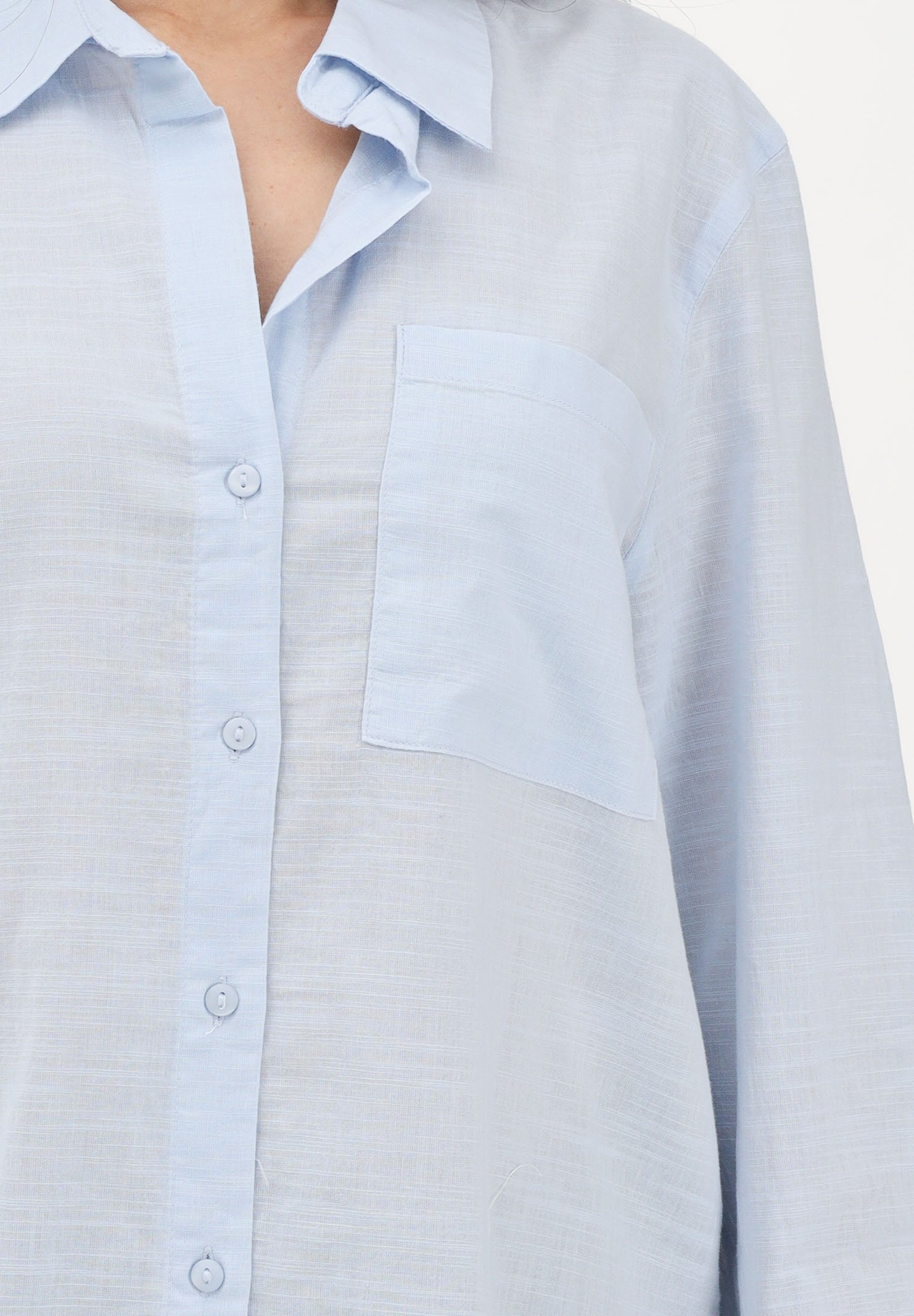 JDY Camicia a manica lunga celeste da donna 15351414 KEBL JDY 