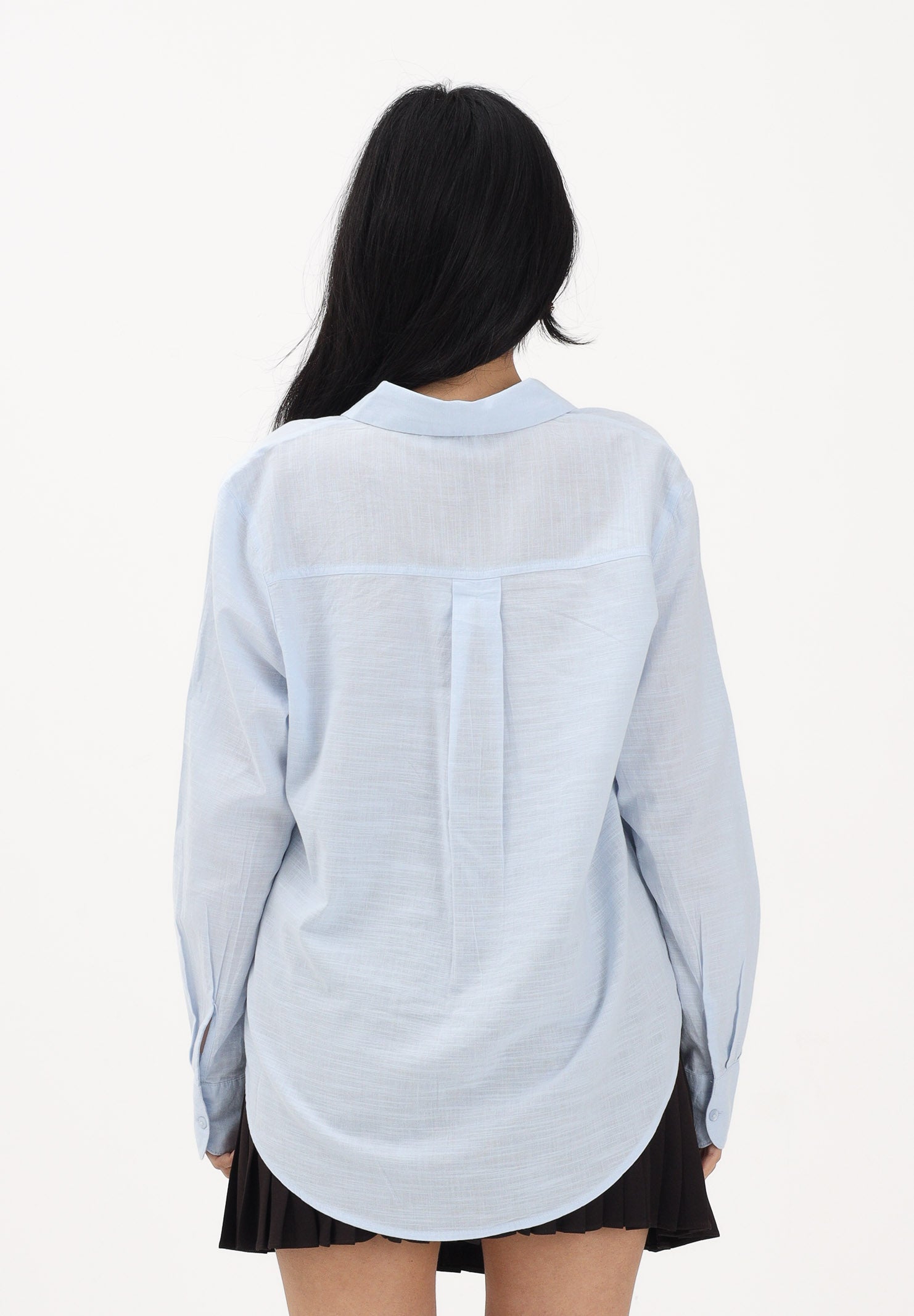 JDY Camicia a manica lunga celeste da donna 15351414 KEBL JDY 