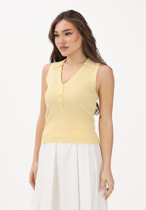 JDY Top in maglia giallo da donna 15351433 DOCR JDY 
