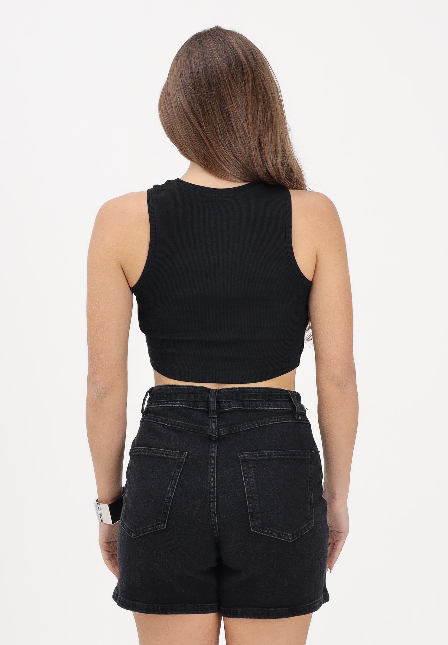 JDY Canotta crop nera da donna 15352287 BL JDY 