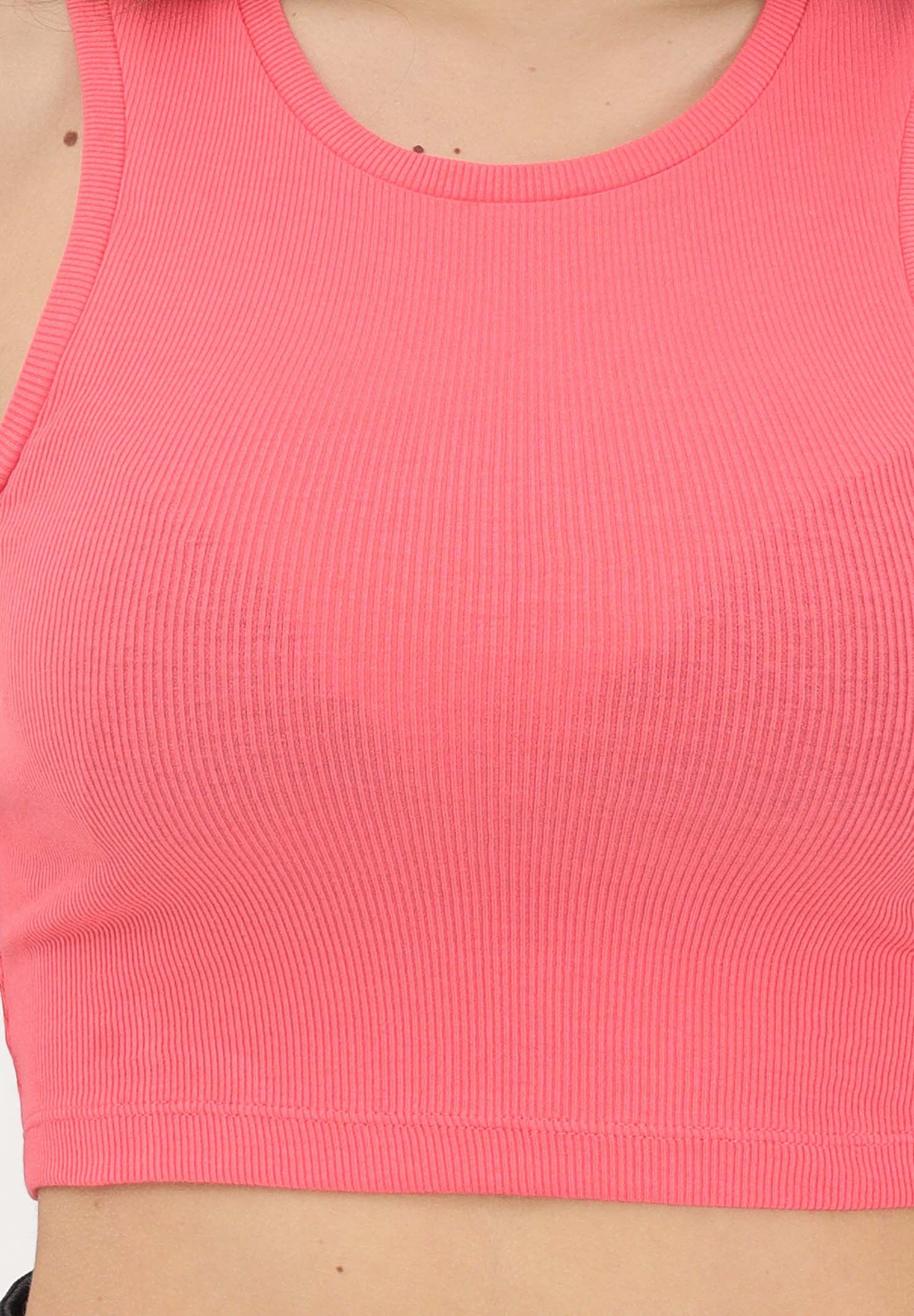 JDY Canotta crop corallo da donna 15352287 CACO JDY 