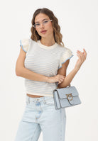 JDY Top in maglia panna da donna con motivo a righe 15360345 CLDAWPO JDY 