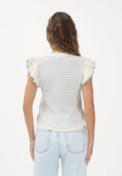 JDY Top in maglia panna da donna con motivo a righe 15360345 CLDAWPO JDY 