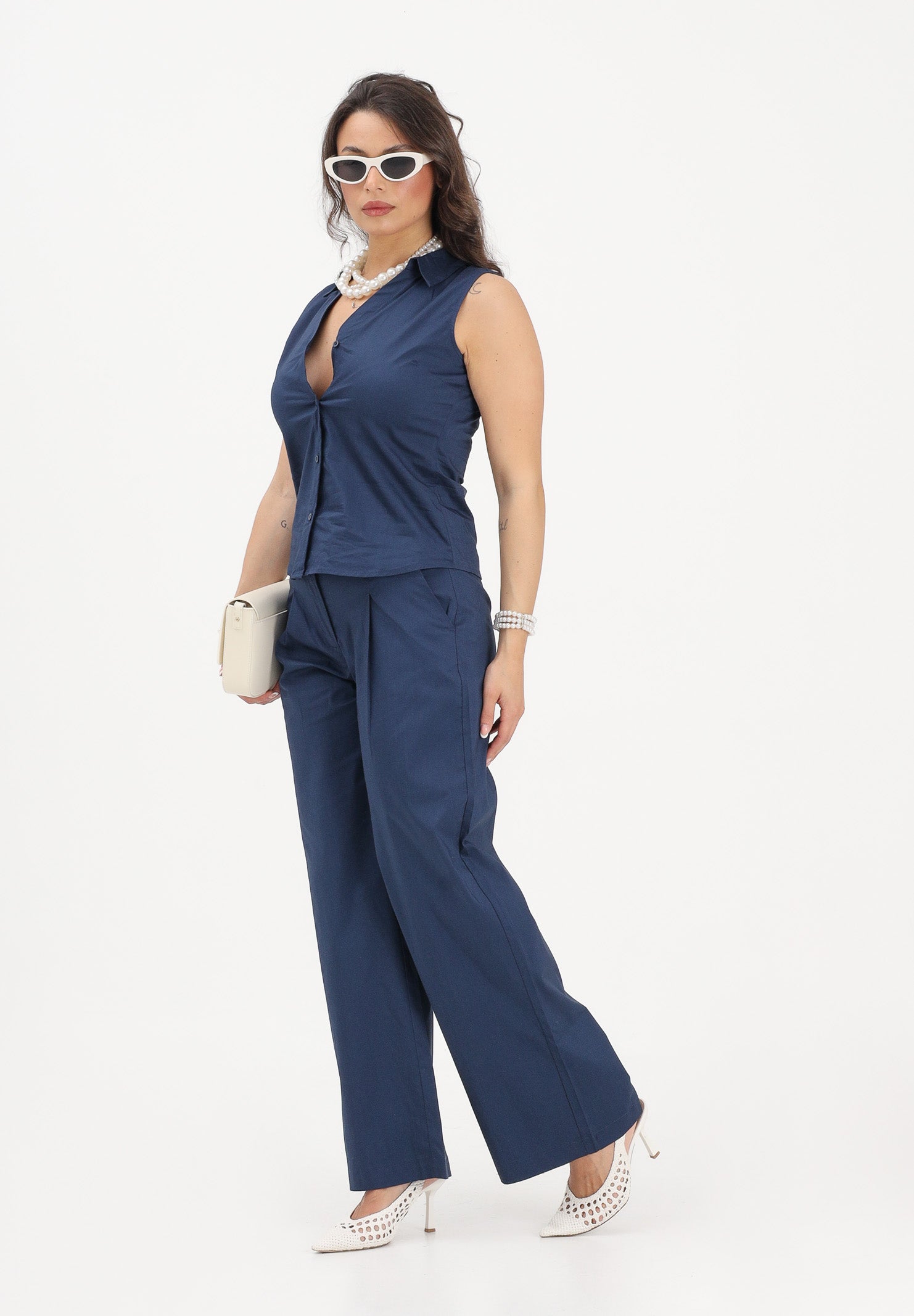 JDY Pantalone blu da donna 15363391 BLIR JDY 