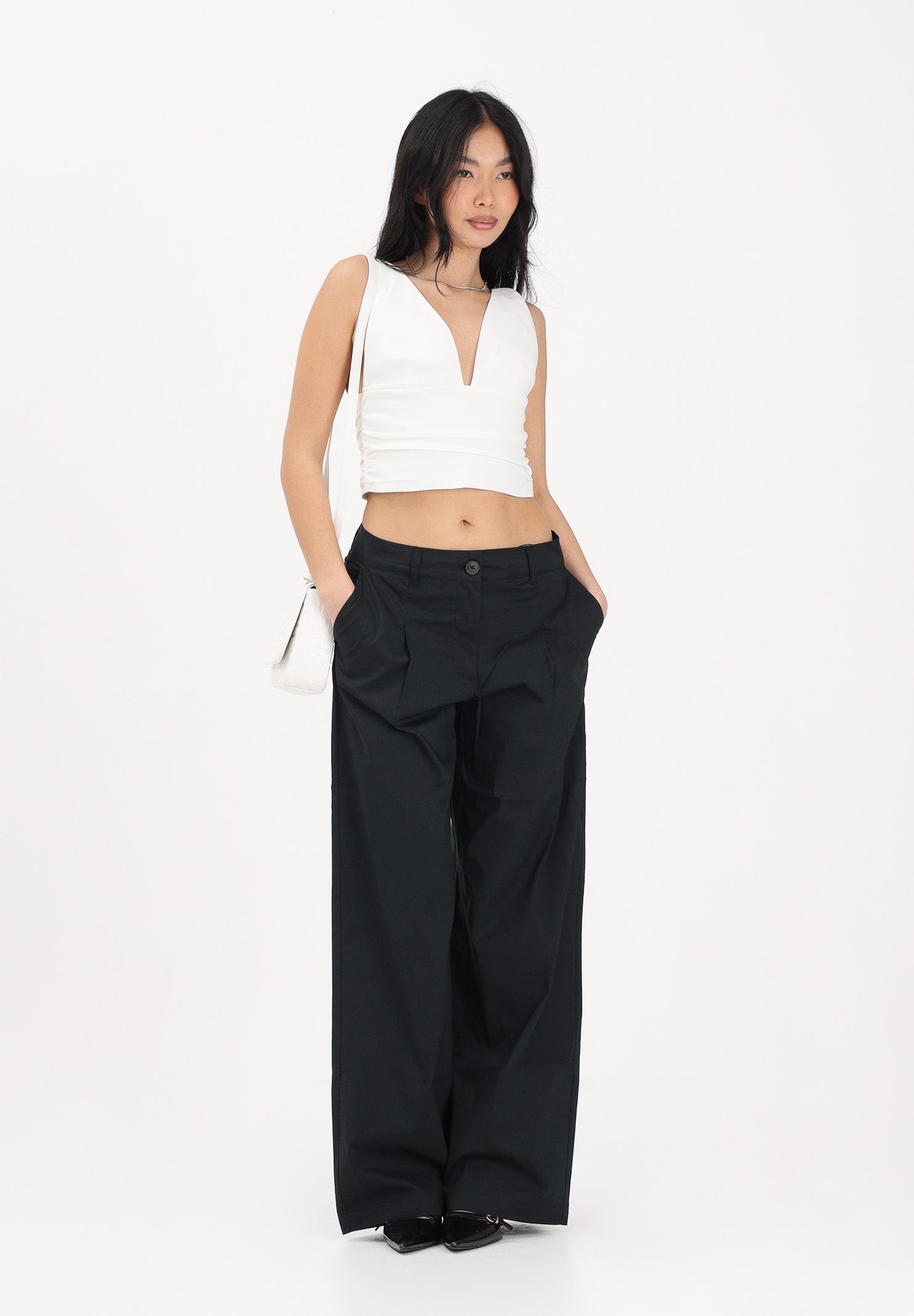 JDY Pantalone nero da donna 15363391 BL JDY 