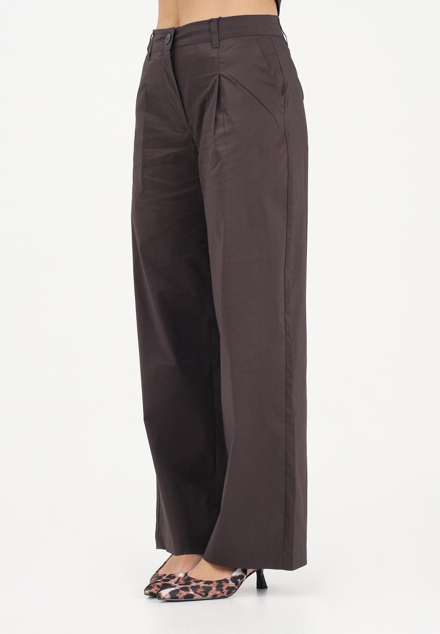 JDY Pantalone marrone da donna 15363391 CHTO JDY 