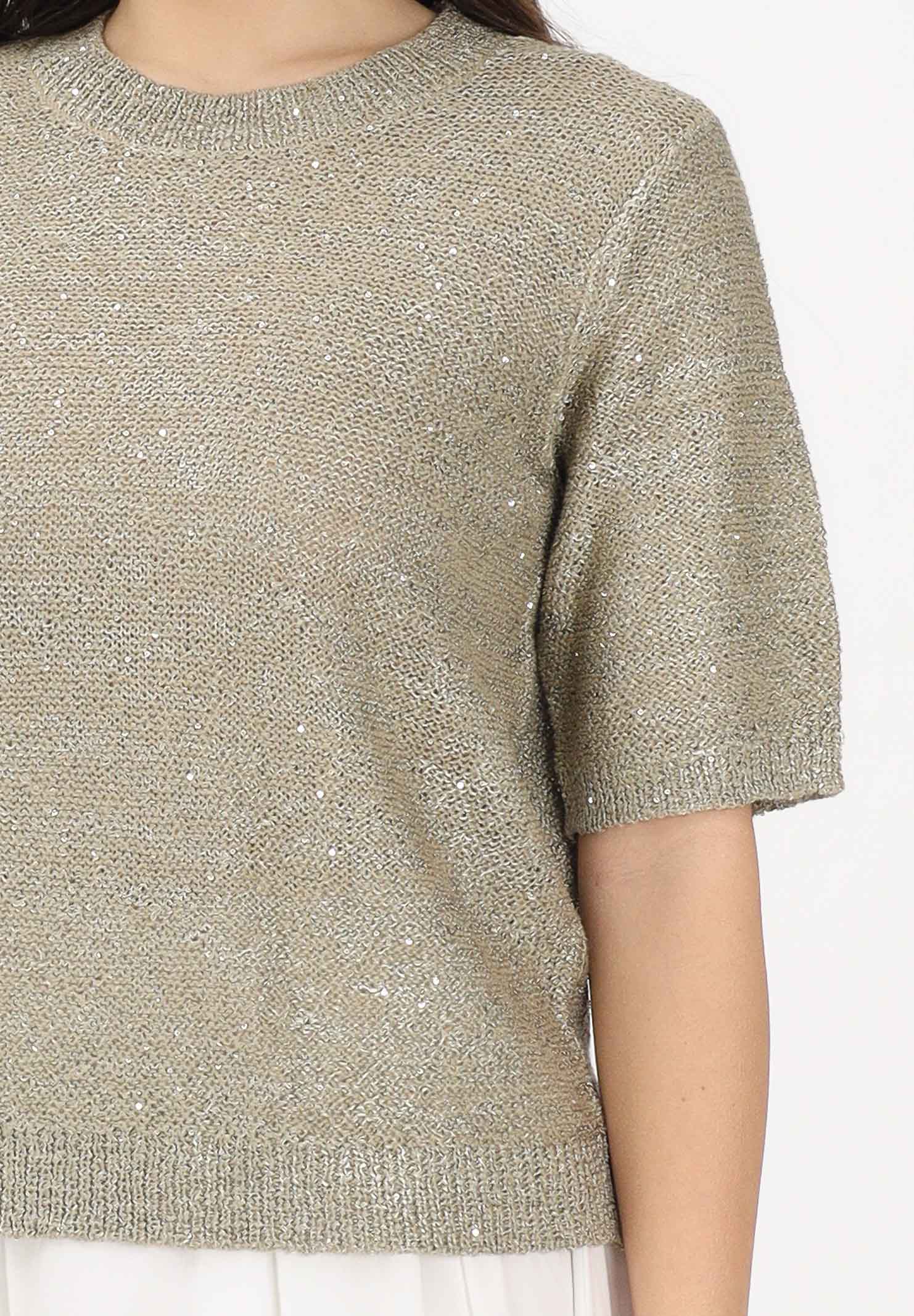 JDY Maglia a manica corta oro da donna 15366194 DRHE JDY 
