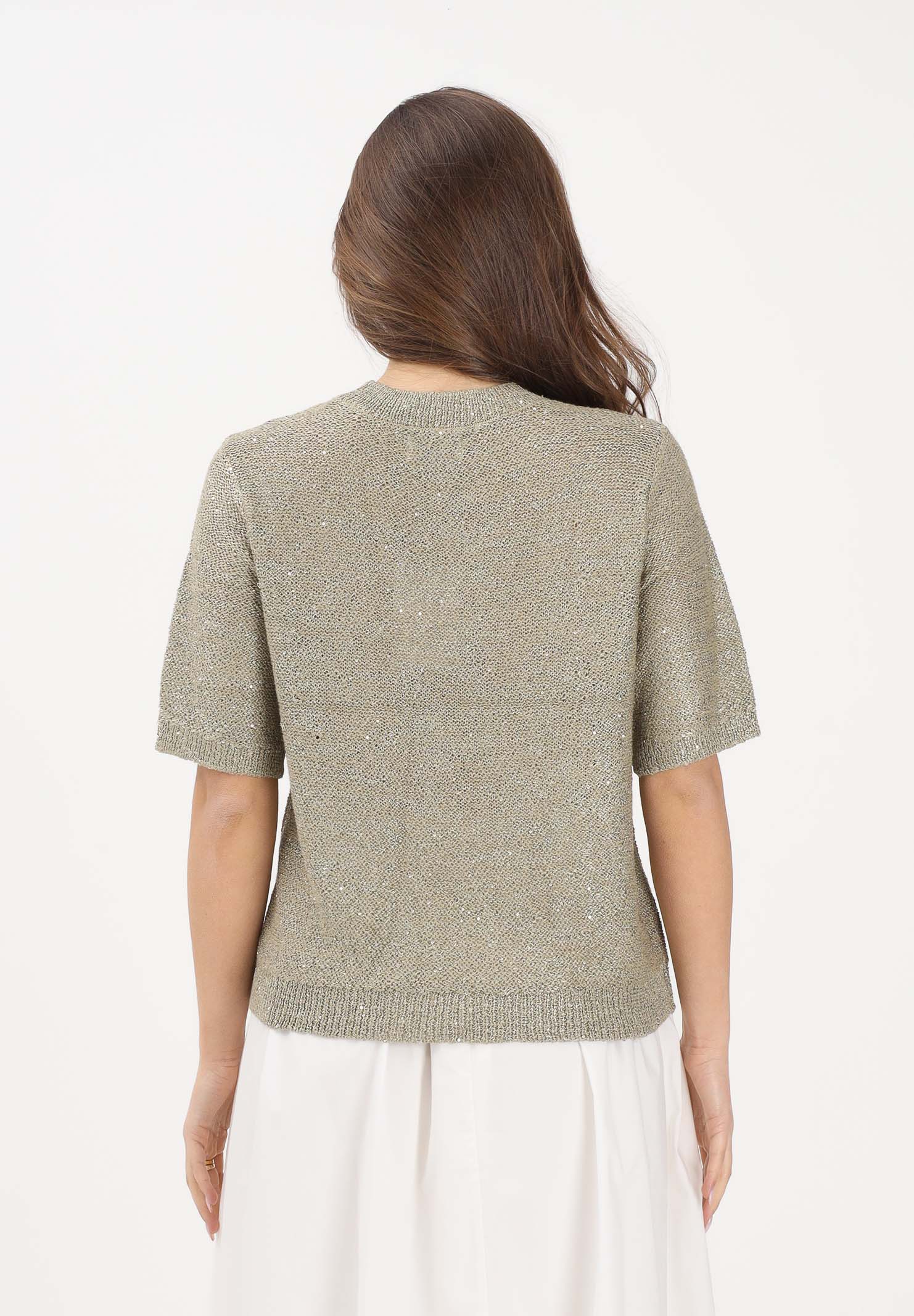 JDY Maglia a manica corta oro da donna 15366194 DRHE JDY 