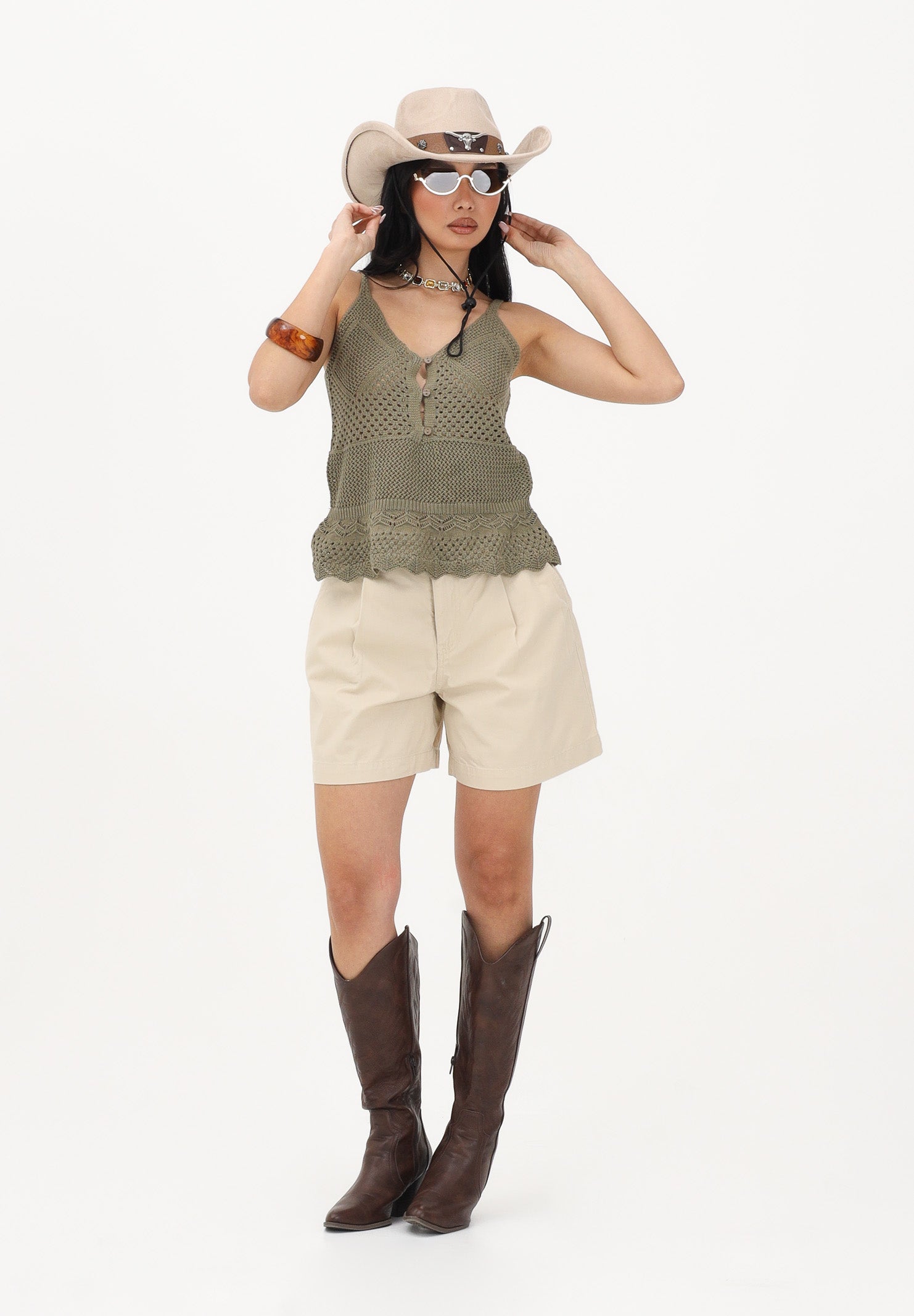 JDY Shorts panna da donna 15366848 FO JDY 