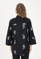 JDY Camicia nera da donna con fantasia paisley 15367956 BLEC JDY 
