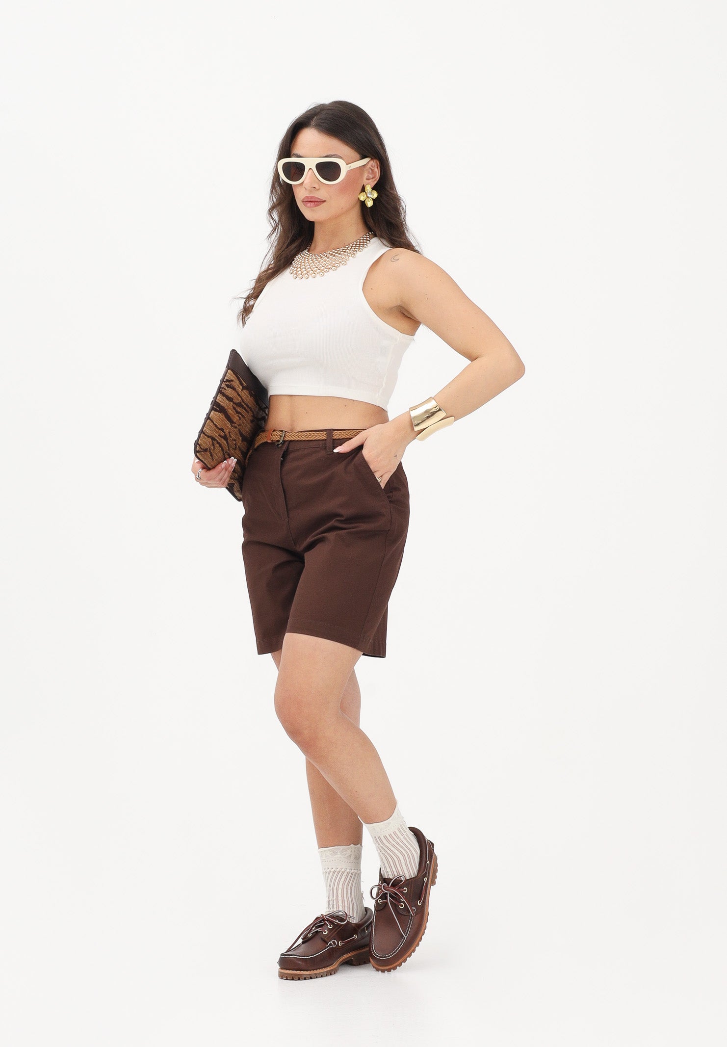 JDY Shorts marrone da donna 15369843 CHCO JDY 