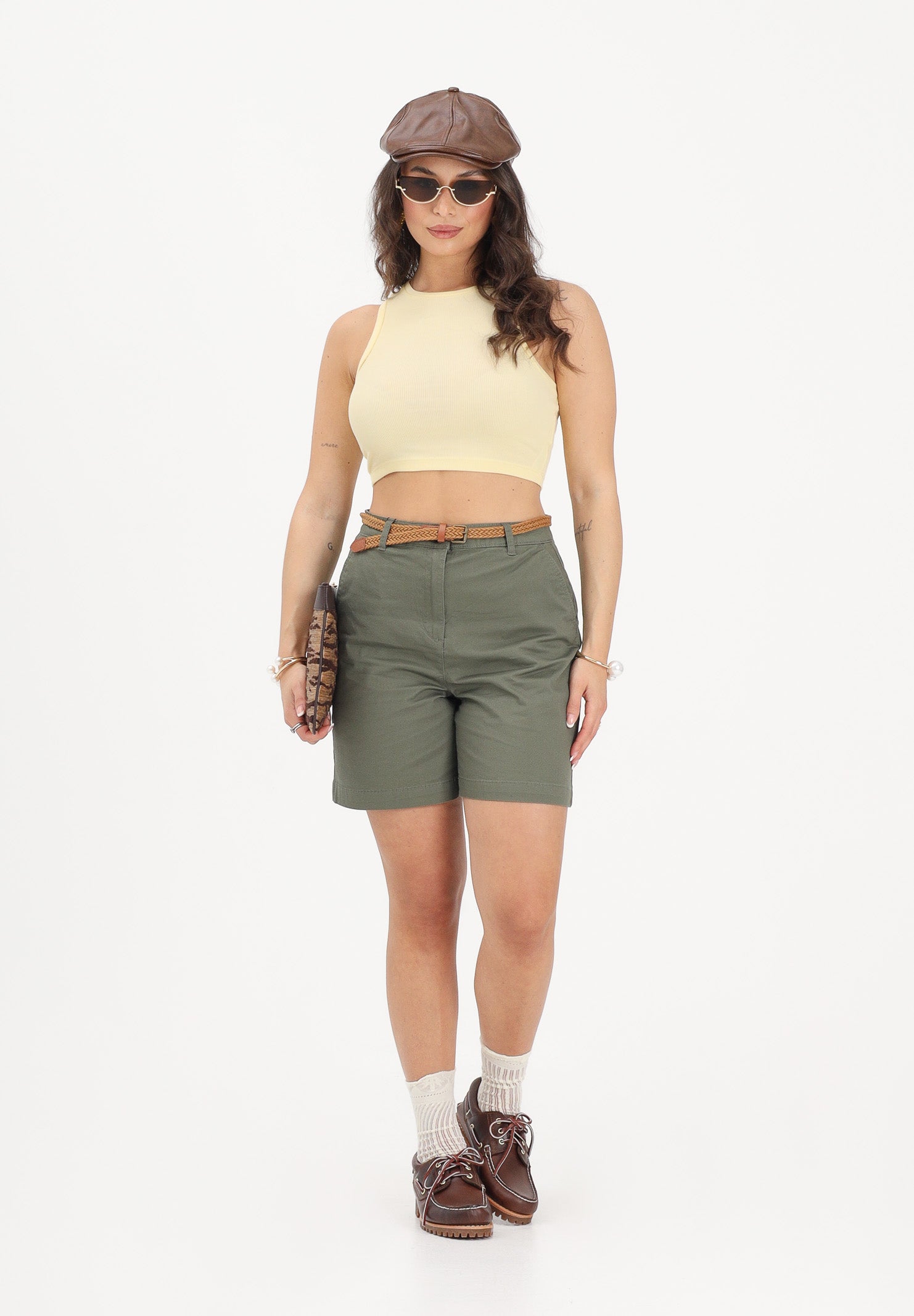 JDY Shorts verde militare da donna 15369843 KA JDY 