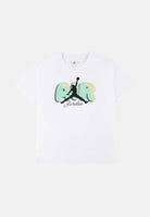 JORDAN T-shirt a manica corta Air Bubble SS bianca per bambino e bambina 45F859 001 JORDAN 