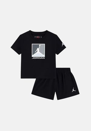 JORDAN Completino Brooklyn Mesh nero da neonato 65F478 023 JORDAN 