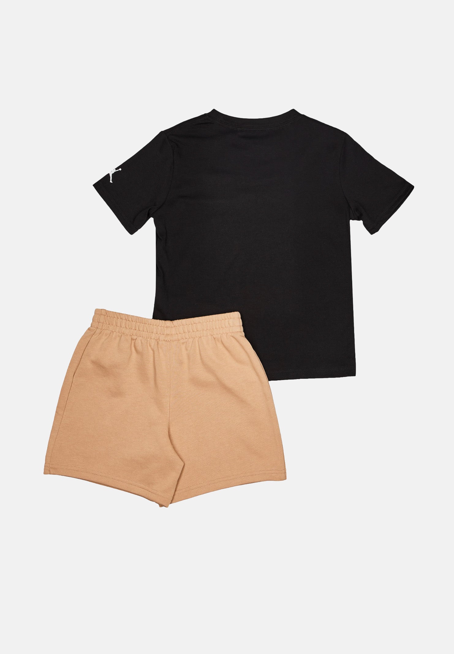 JORDAN Completino Wordmark Emb nero e beige per bambino e bambina<BR/> 85F758 X0L JORDAN 
