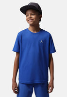 JORDAN T-shirt a manica corta blu per bambino e bambina con ricamo Jumpman 95D266 U89 JORDAN 