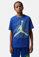 JORDAN T-shirt a manica corta Jumpman Grid Blur blu da bambino 95F634 U89 JORDAN 
