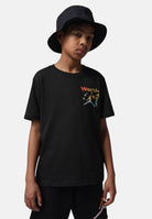 JORDAN T-shirt a manica corta World Tour nera da bambino 95F751 023 JORDAN 