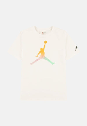 JORDAN T-shirt a manica corta Jumpman panna per bambino e bambina 95F822 W5T JORDAN 