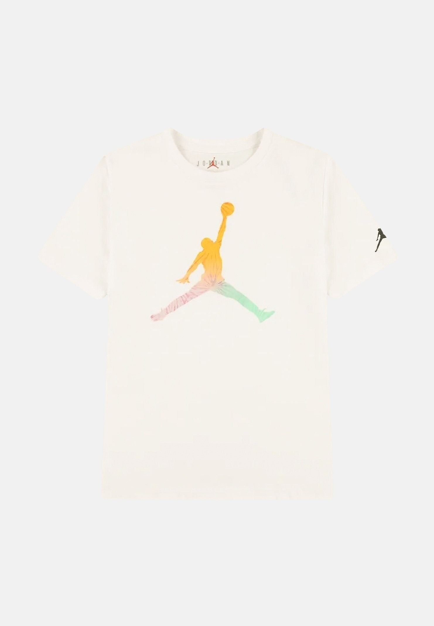 JORDAN T-shirt a manica corta Jumpman panna per bambino e bambina 95F822 W5T JORDAN 