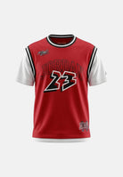 JORDAN T-shirt a manica corta JDB Dynasty Jersey rossa per bambino e bambina 95F953 R78 JORDAN 