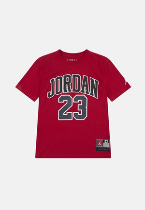 JORDAN T-shirt a manica corta PRACTICE FLIGHT rossa da bambino 95A088 R78 JORDAN 