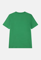 JORDAN T-shirt a manica corta verde per bambino e bambina con ricamo Jumpman 95D266 F4F JORDAN 