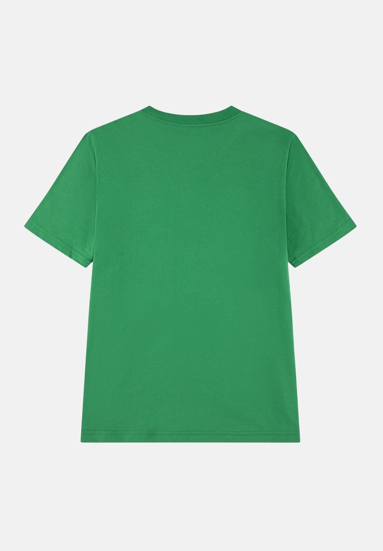 JORDAN T-shirt a manica corta verde per bambino e bambina con ricamo Jumpman 95D266 F4F JORDAN 