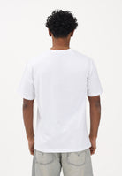JUST CAVALLI T-shirt a manica corta bianca da uomo con ricamo 80OAHE24CJ110 003 JUST CAVALLI 