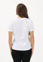 JUST CAVALLI T-shirt a manica corta bianca da donna con stampa 80PAHT24CJ500 003 JUST CAVALLI 