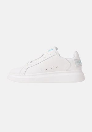 JUST CAVALLI Sneakers bianche da uomo con logo sul retro 80QA3SBDZPC18 003 JUST CAVALLI 