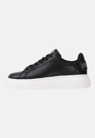 JUST CAVALLI Sneakers nere da uomo con logo sul retro 80QA3SBDZPC18 899 JUST CAVALLI 
