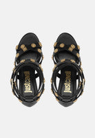 JUST CAVALLI Sandali con tacco neri da donna 80RA3S40ZSE55 899 JUST CAVALLI 
