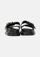 JUST CAVALLI Ciabatte nere da donna con fibbia logo 80RA3S91ZSE36 899 JUST CAVALLI 