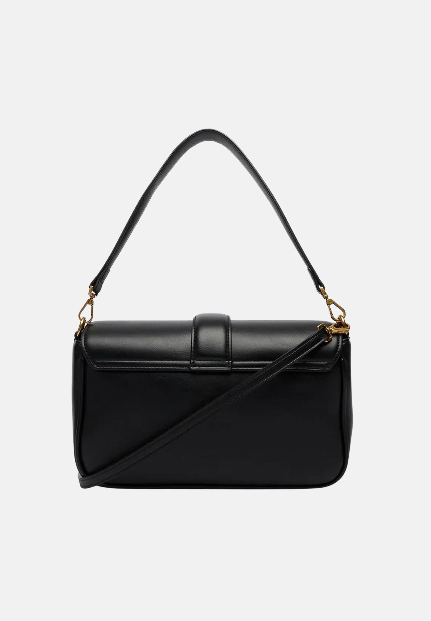 JUST CAVALLI Borsa a spalla nera da donna con fibbia logo 80RA4BA2ZSA89 899 JUST CAVALLI 