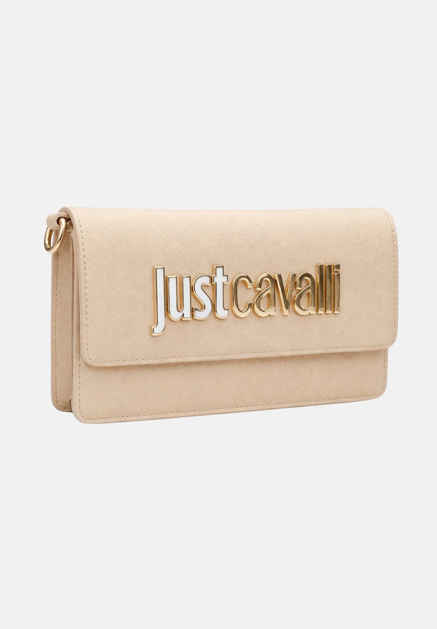 JUST CAVALLI Borsa a tracolla beige da donna con logo 80RA5PB2ZS766 751 JUST CAVALLI 