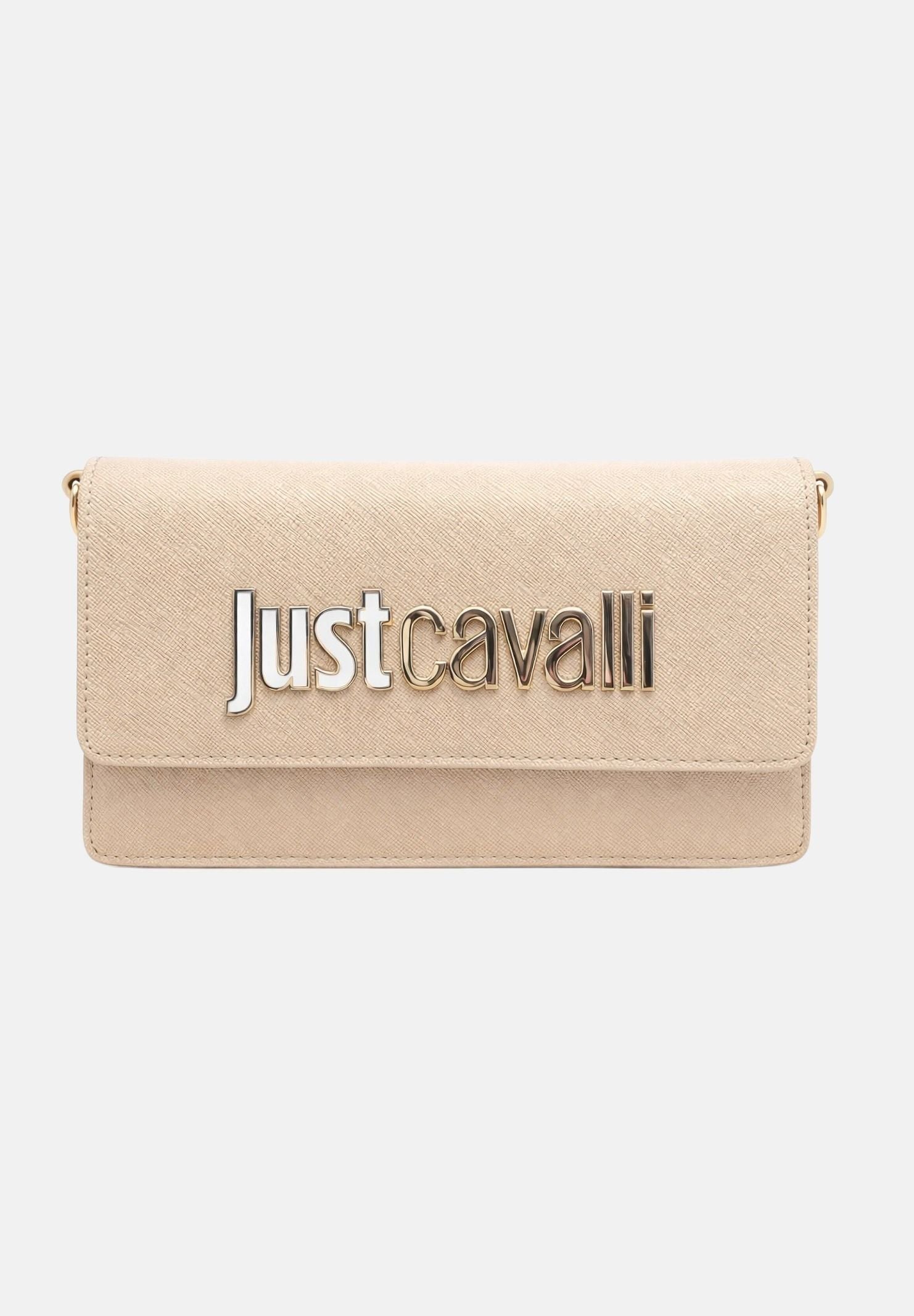 JUST CAVALLI Borsa a tracolla beige da donna con logo 80RA5PB2ZS766 751 JUST CAVALLI 
