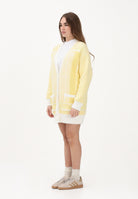 LACOSTE Cardigan giallo da donna con motivo campo da tennis AF9871 IHX LACOSTE 