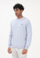 LACOSTE Maglioncino girocollo azzurro polvere da uomo AH1985 J2G LACOSTE 