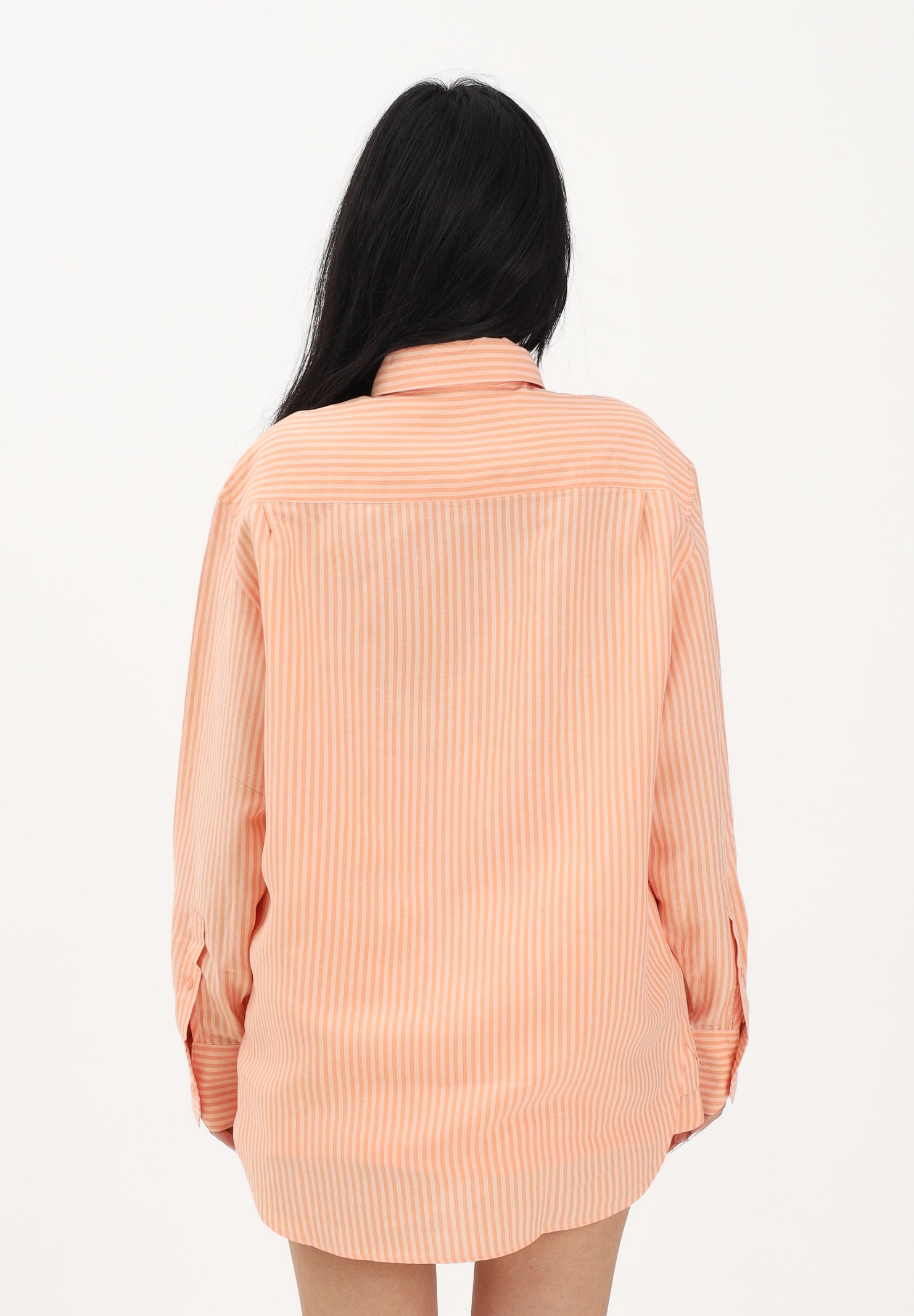 LACOSTE Camicia a manica lunga arancio da donna CF1429 4HI LACOSTE 